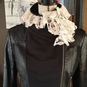 Blanc Noir Victorian moto jacket